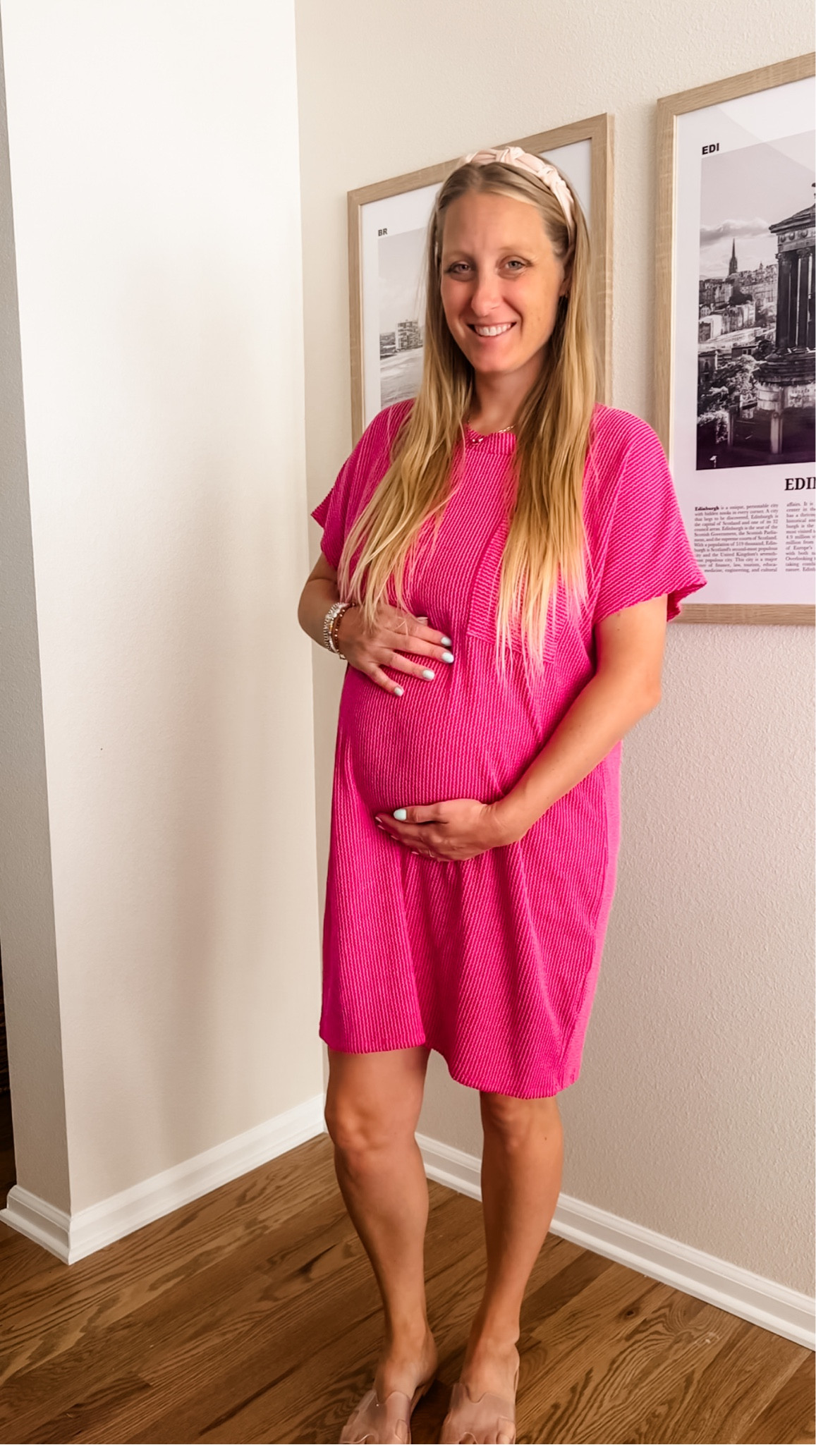 Such a beautiful color and one of the comfiest dresses I’ve put on in awhile 💕

#LTKBump #LTKSeasonal