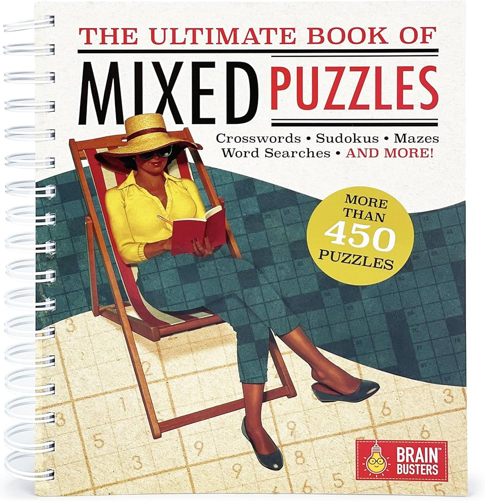 The Ultimate Book of Mixed Puzzles: More than 450 Puzzles for Adults Including Word Searches, Cro... | Amazon (US)