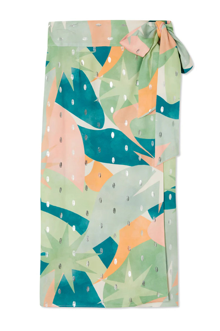 Sage Lyra Jaspre Wrap Skirt | Never Fully Dressed (UK & IE)