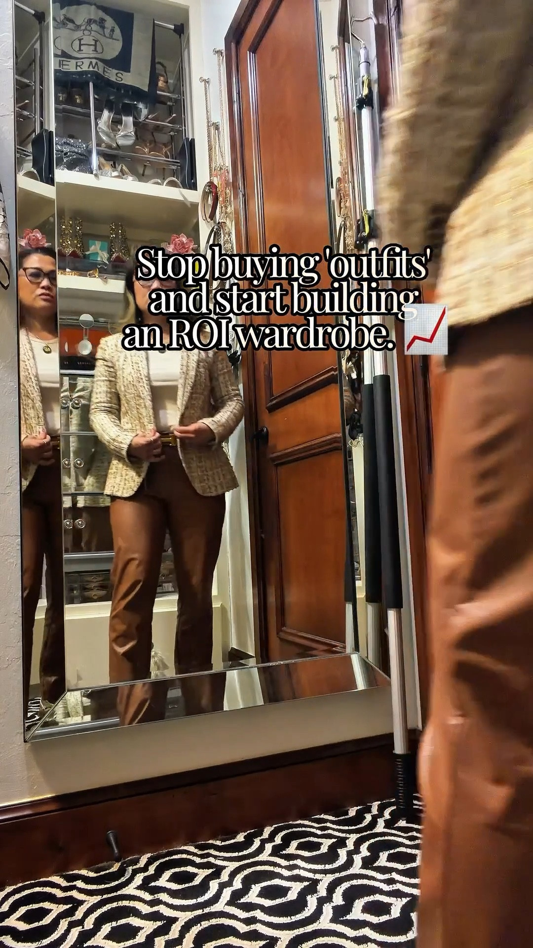 I’ve had these Commando faux leather pants for years (and yes, I have them in multiple colors!). They offer that rare mix of a high-end look with a truly comfortable fit.
Paired with a timeless Veronica Beard blazer, this outfit is all about that "ROI" (Return on Investment). A well-tailored blazer and a versatile pant are the foundations of a functional wardrobe. They aren't just clothes; they’re tools that allow you to layer, mix, and match for years to come.
Why Quality Matters:
• Durability: Pieces that hold their shape and finish after dozens of wears.
• Versatility: Staples that transition seamlessly from a morning meeting to a dinner date.
• Comfort: If it doesn’t feel good, you won’t wear it—invest in cuts that flatter and feel great.
Style Tip: When in doubt, go for earth tones and rich textures. They always look expensive and never go out of style.


#LTKootd #LTKPetite #LTKOver40