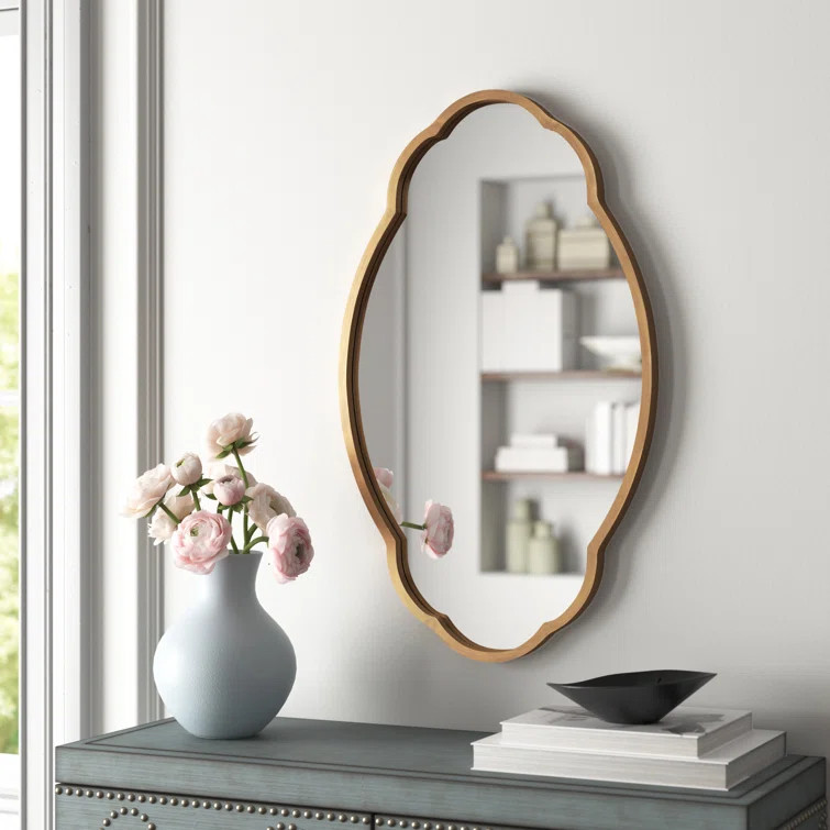 Elora Oval Metal Wall Mirror | Wayfair North America