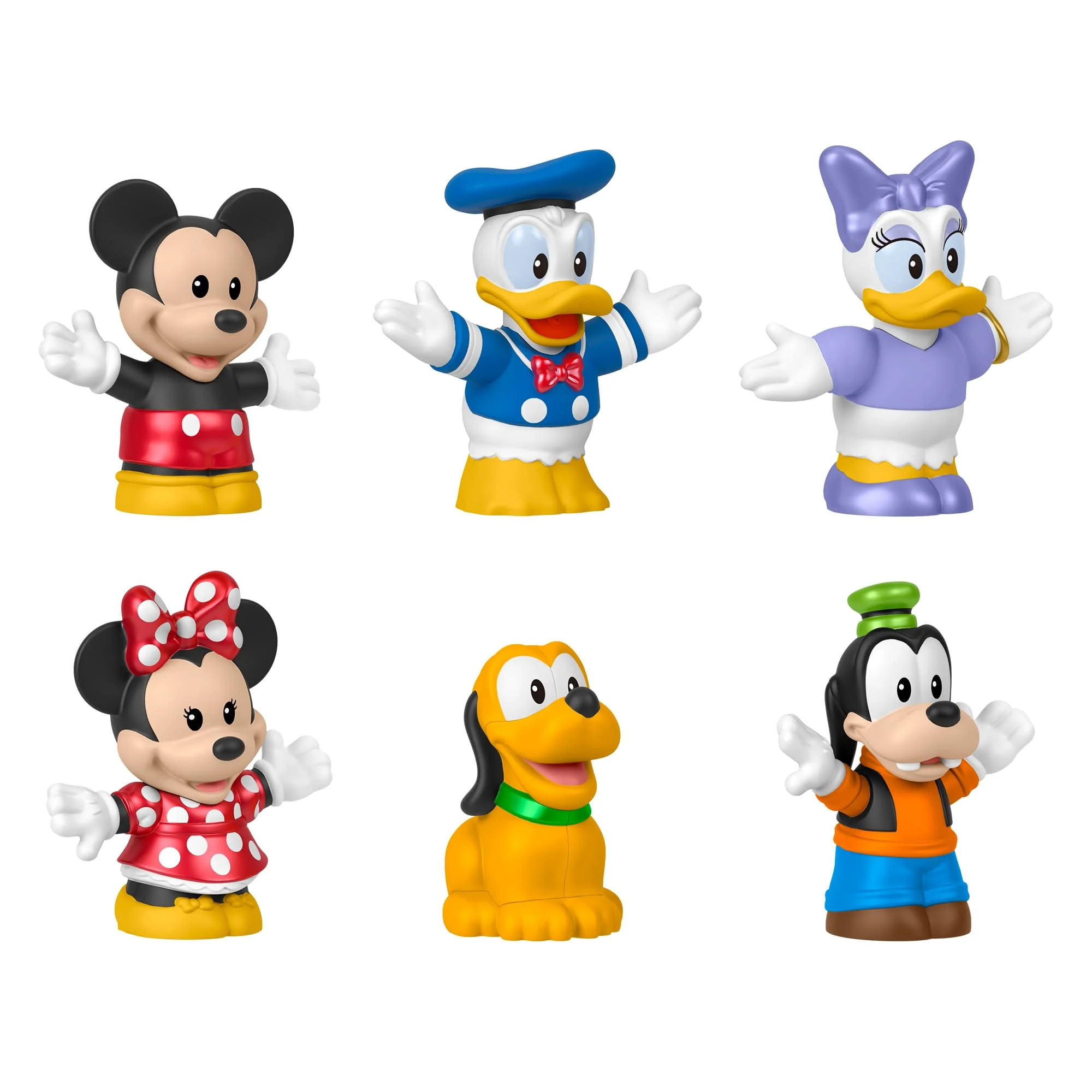 Fisher-Price Little People Disney Mickey & Friends 6-Piece Figure Set for Toddlers & Kids | Walmart (US)