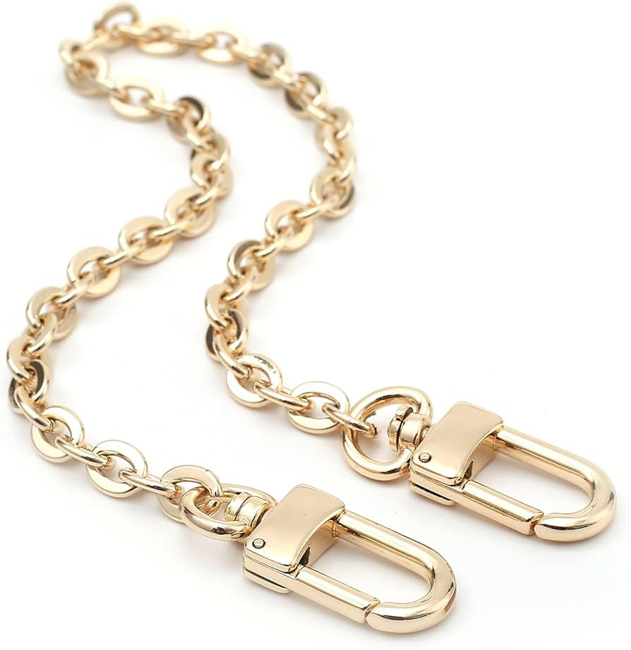 Mini Copper Purse Chains Shoulder Crossbody Strap Bag Accessories Charm Decoration (Gold, 13'') | Amazon (US)