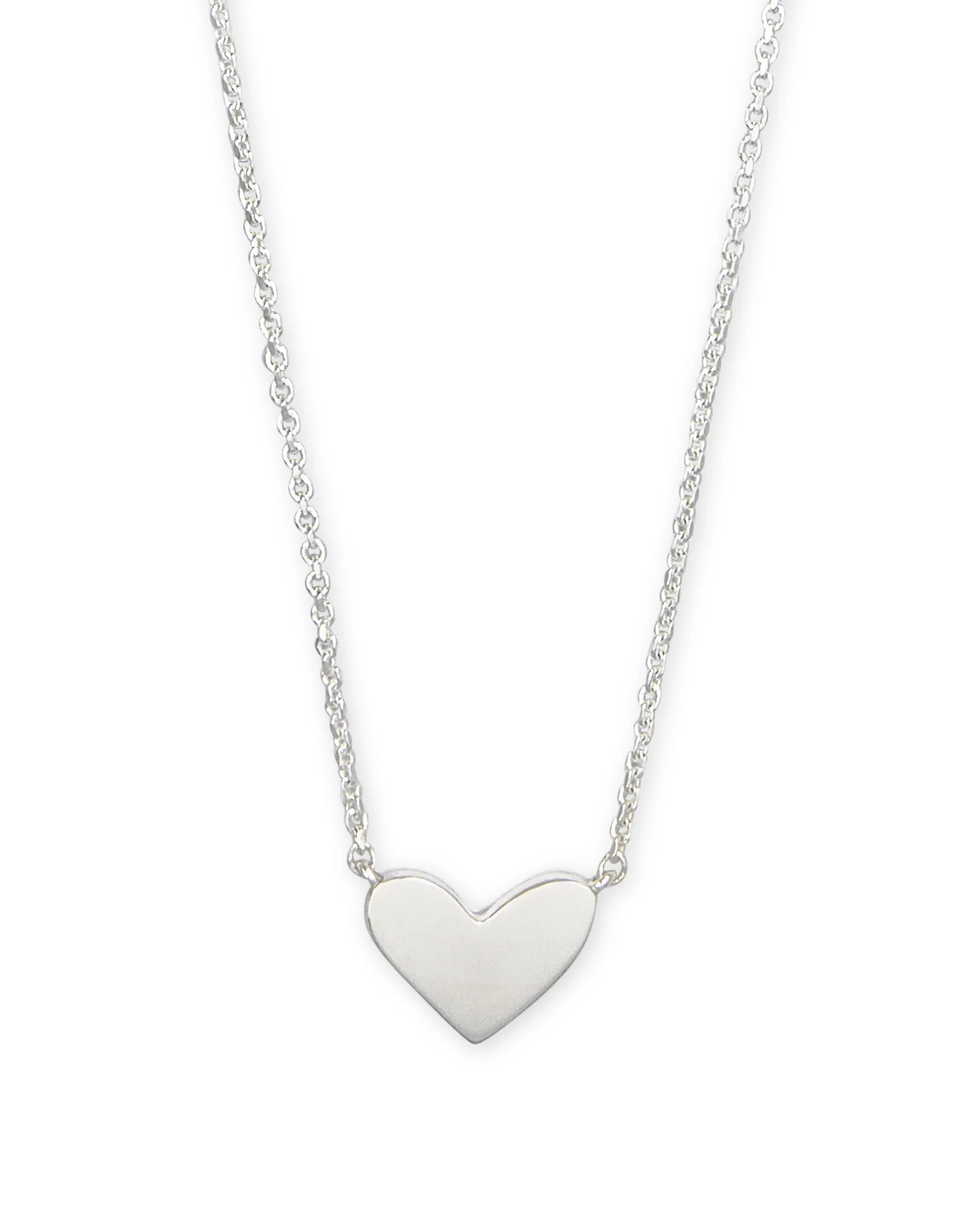 Ari Heart Pendant Necklace in Sterling Silver | Kendra Scott