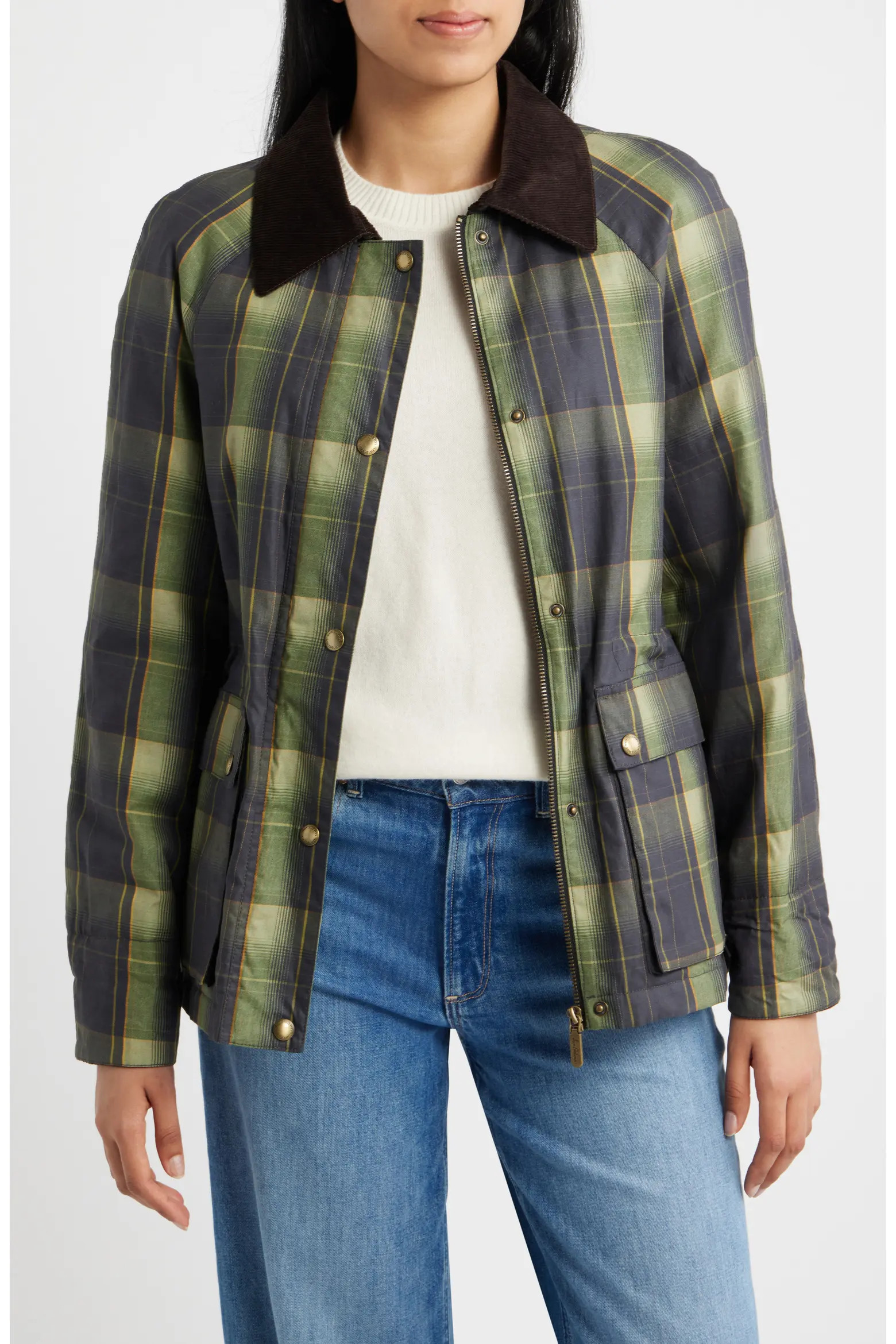 Plaid Print Jacket (Women) | Nordstrom | Nordstrom