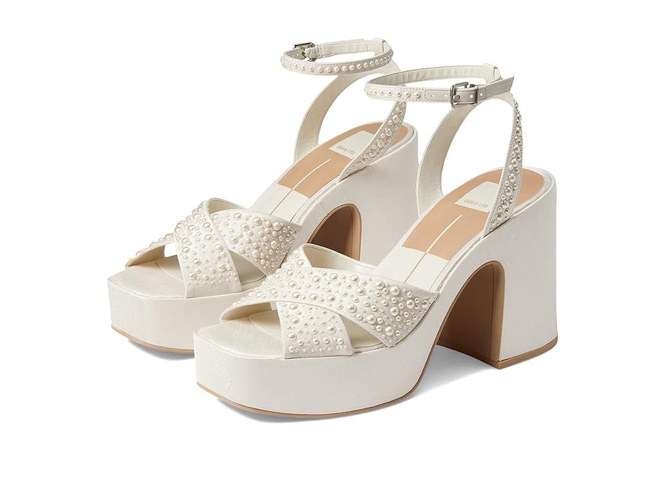 Dolce Vita Wessi Pearl (Vanilla Pearls) Women's Shoes | Zappos