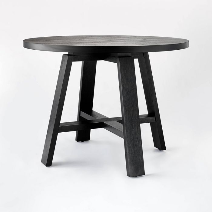 42&#34; Linden Round Wood Dining Table Black - Threshold&#8482; designed with Studio McGee | Target