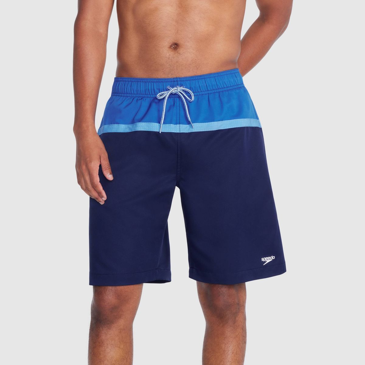 Speedo Men's 9" Colorblock Swim Shorts - Blue | Target