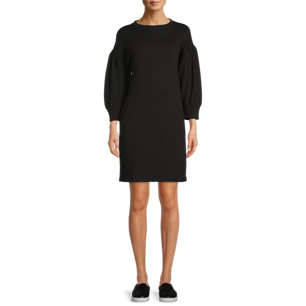 Time and True Women's Sweatshirt Dress - Walmart.com | Walmart (US)