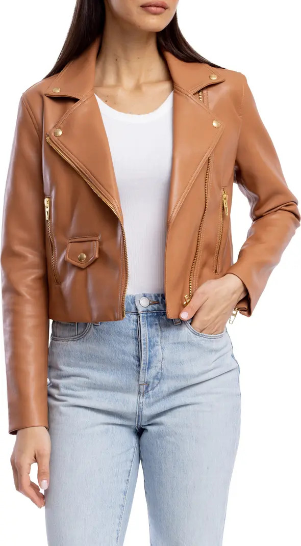Faux Leather Moto Jacket | Nordstrom