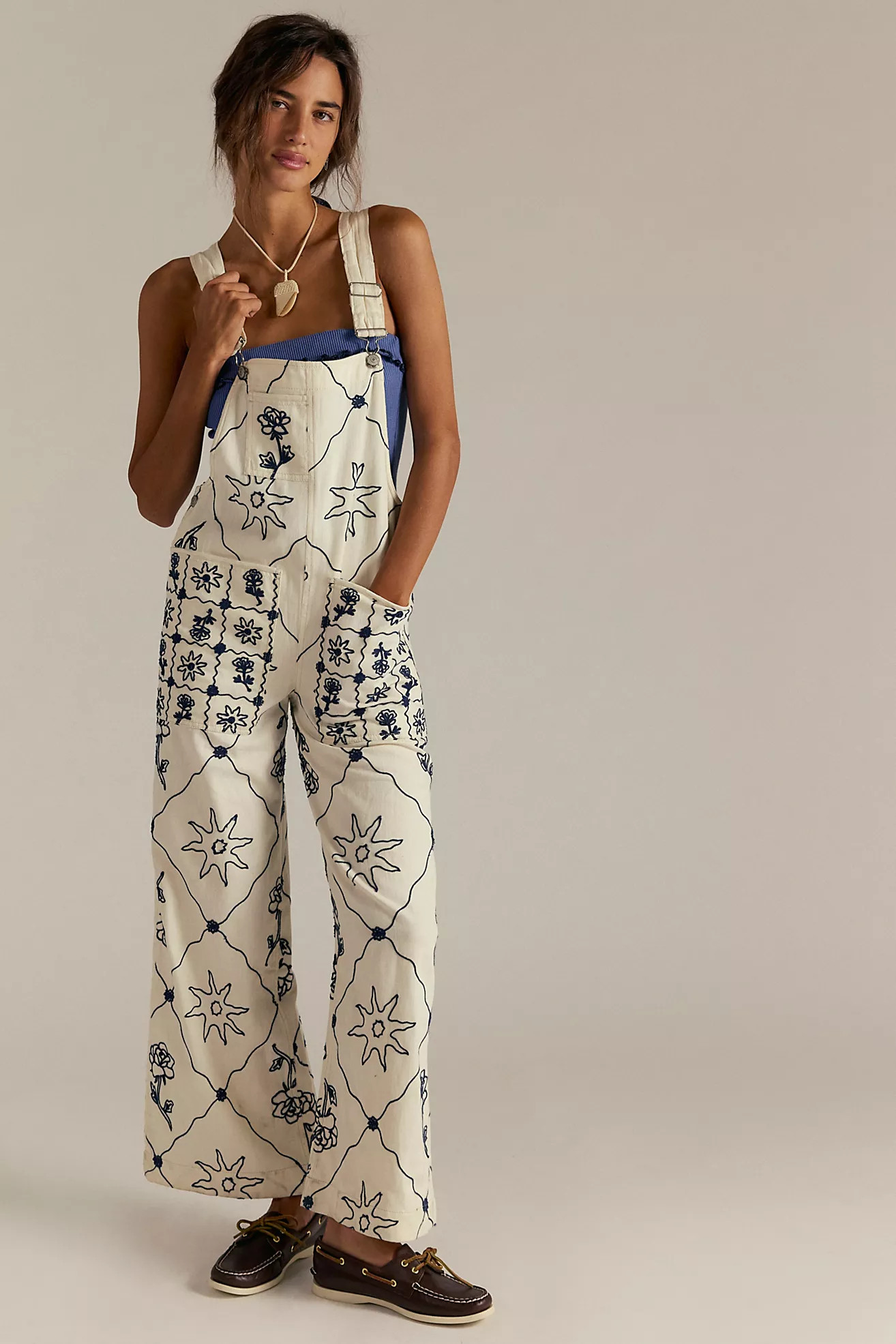 We The Free Rising Sun Overalls | Free People (Global - UK&FR Excluded)