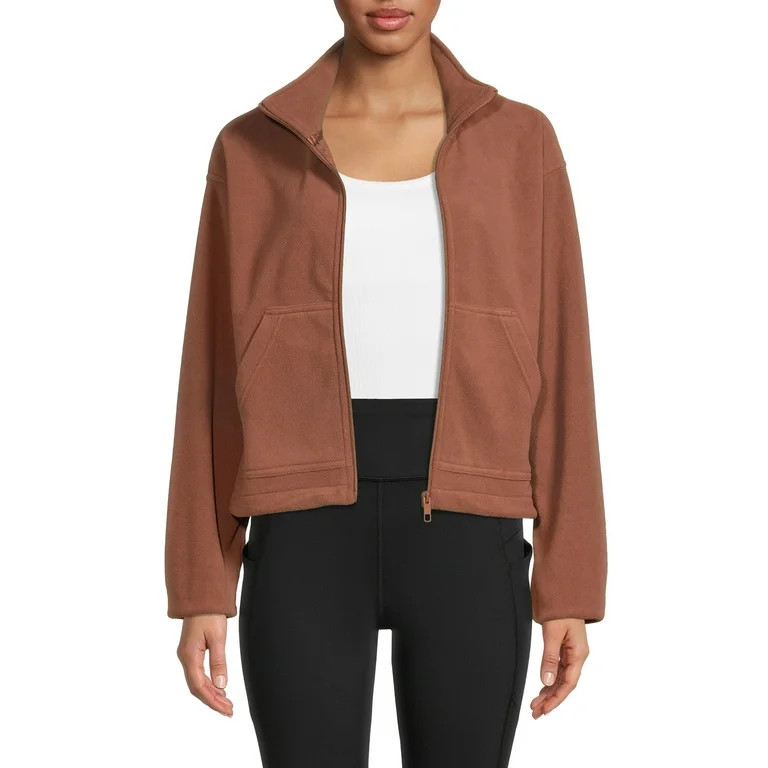 Avia Women's Full Zip Micro Fleece Jacket | Walmart (US)