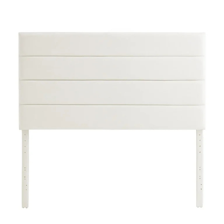 Gap Home Channeled Upholstered Headboard, Queen, Cream - Walmart.com | Walmart (US)