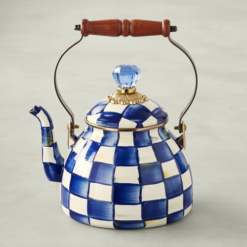 MacKenzie-Childs Royal Check Tea Kettle, 2-Qt. | Williams-Sonoma