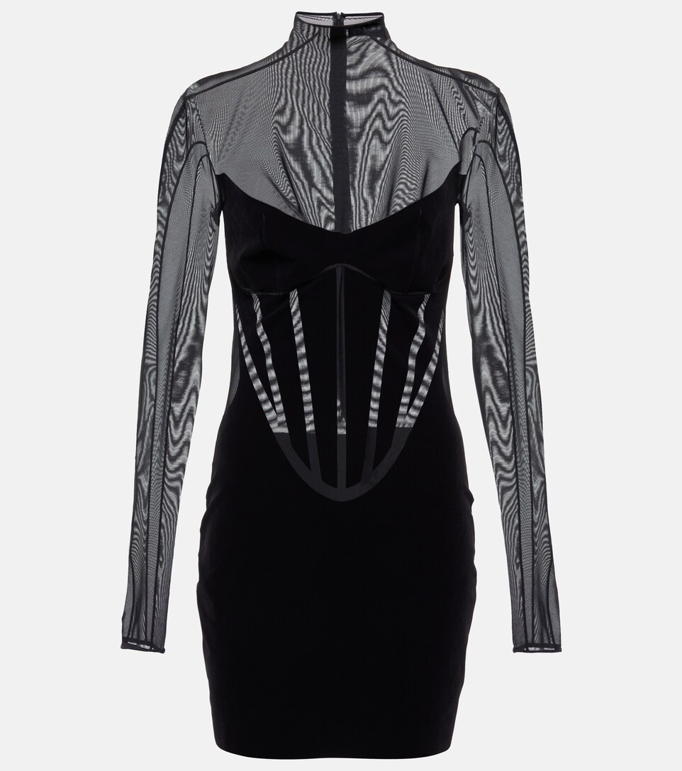 Mesh-paneled minidress | Mytheresa (US/CA)