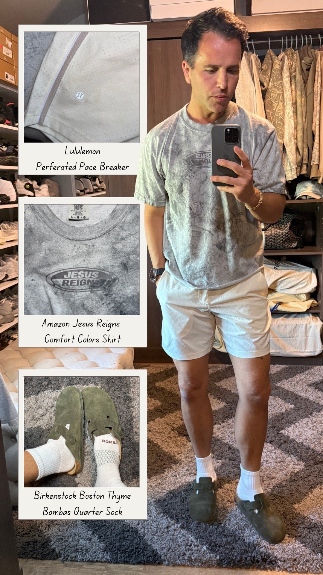 Prime Day find… my Jesus Reigns Comfort Colors tee is on Amazon. Paired it with the new perforated Lululemon Pace Breaker shorts and Birkenstock Bostons for an easy summer outfit that can handle the heat. Comfortable, breathable, and centered on the message that matters most.. Jesus reigns.

#AmazonPrimeDay #PrimeDayDeals #ComfortColors #FaithBasedFashion #JesusReigns #MensFashion #SummerStyle #LululemonMen #PaceBreaker #BirkenstockBoston #CasualStyle

#LTKootd #LTKgrwm #LTKMens