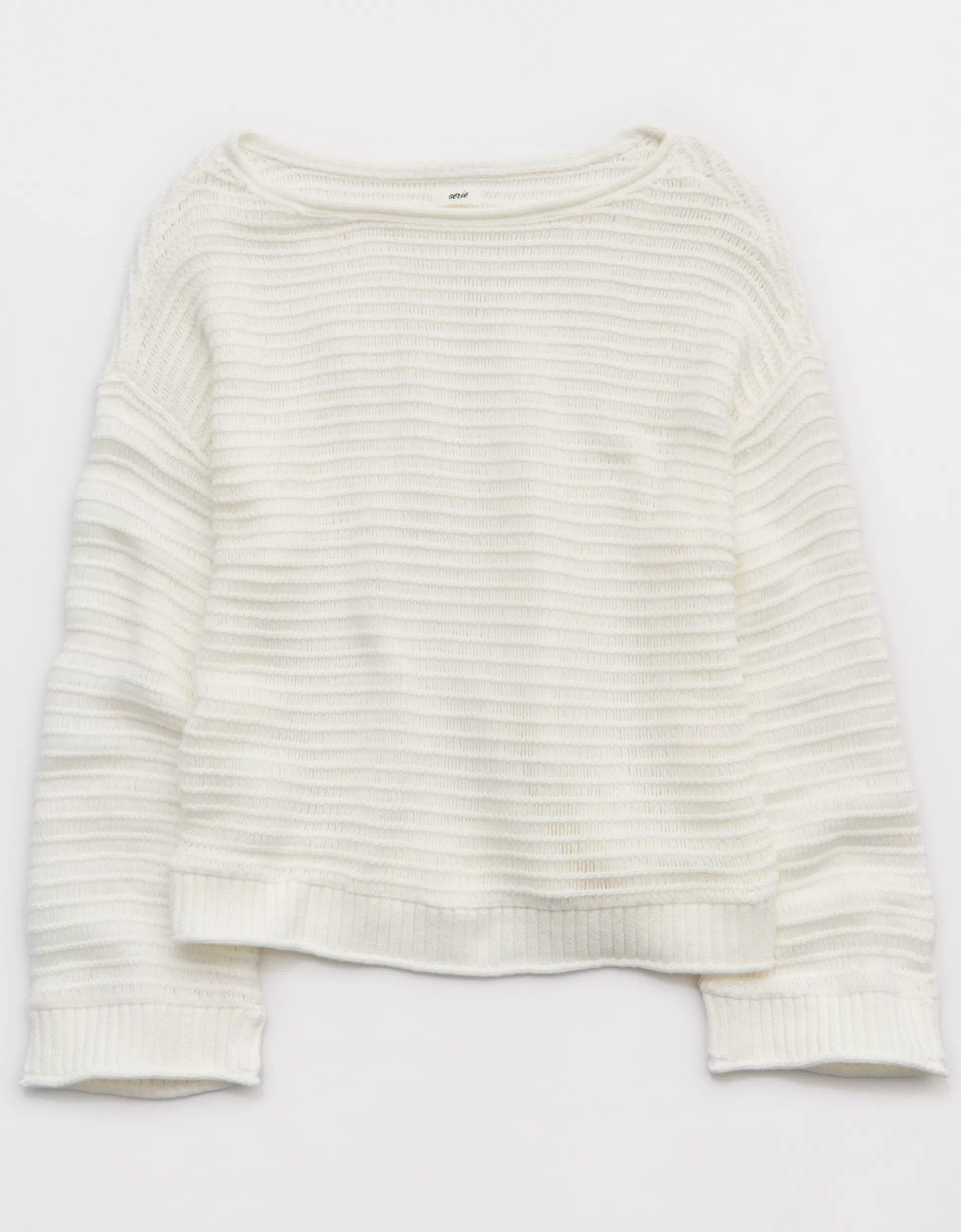 Aerie Sunkissed Textured Off-The-Shoulder Sweater | Aerie