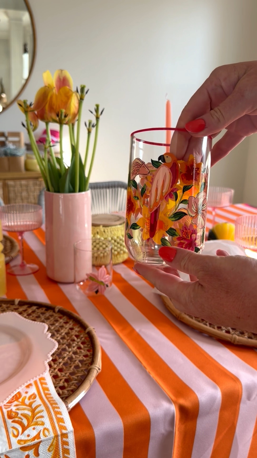 tropical drinkware from @Anthropologie 

I'm trying my best to live in paradise. 🌺🌴