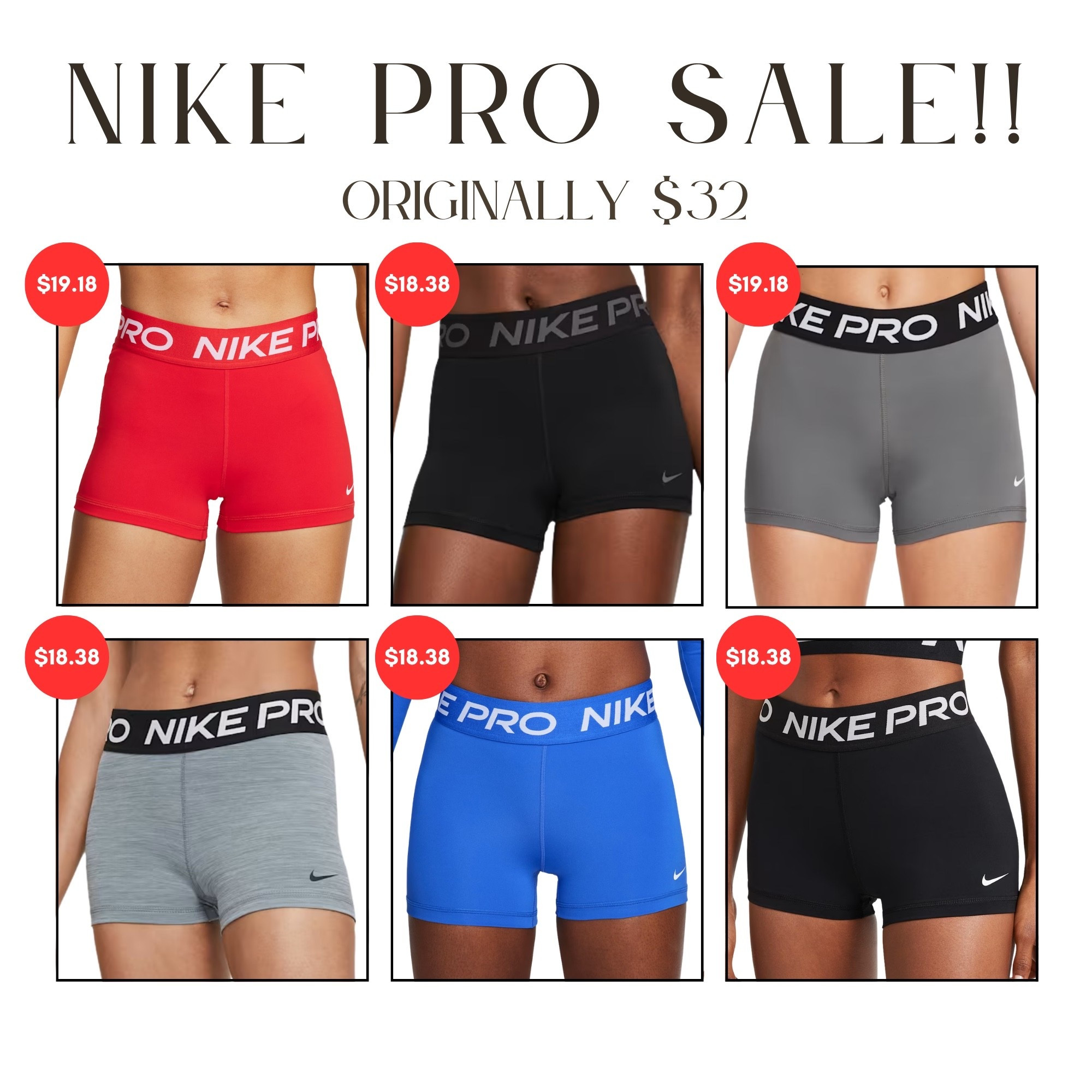 Nike Pro shorts on sale! Perfect for volleyball players, runners, athletes, & fitness enthusiasts!

#LTKActive #LTKPetite #LTKSaleAlert