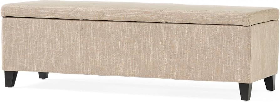 Great Deal Furniture Sarelia Bench Storage Ottoman (Sand) | Amazon (US)
