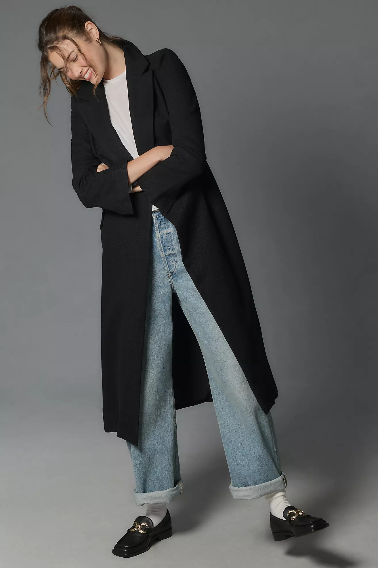 Maeve Hourglass Longline Coat | Anthropologie (US)