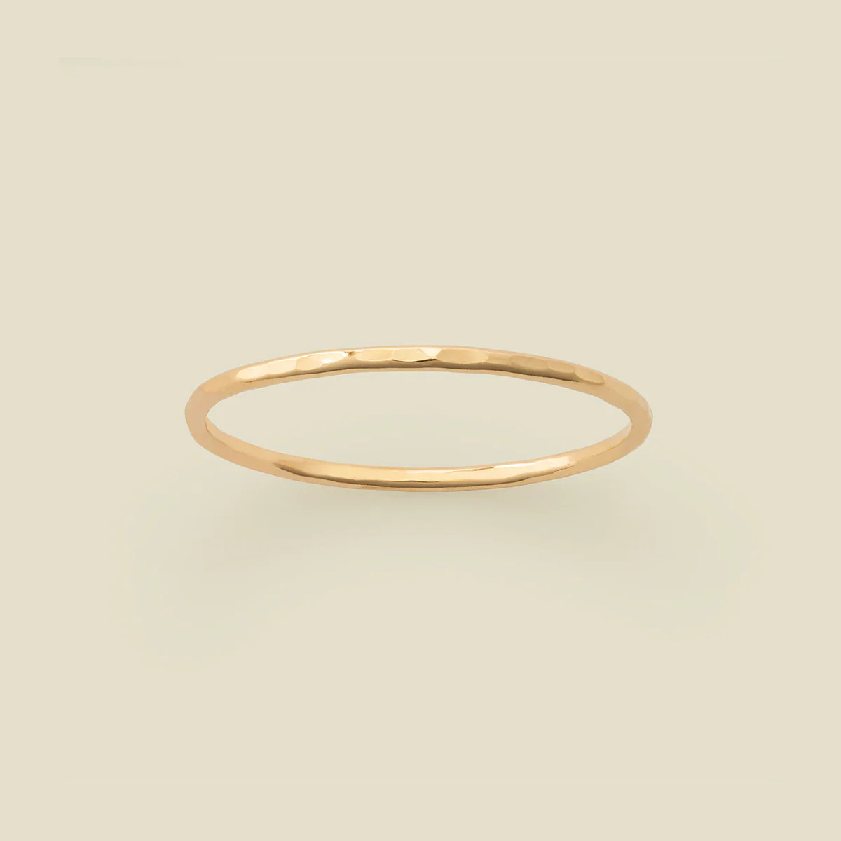 Made By Mary Hammered Stacking Ring | Handmade, Unique, Glimmering | Made By Mary | Made By Mary