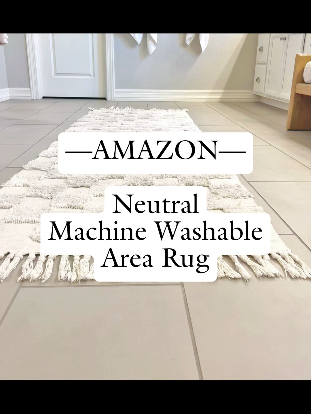 AMAZON ✨machine washable ✨
Area Rug

Plus there is a 10% off coupon right now 😉

#amazonfinds
#amazon
#sale
#neutral 
#arearug
#boho


#LTKSaleAlert #LTKHome #LTKFindsUnder50