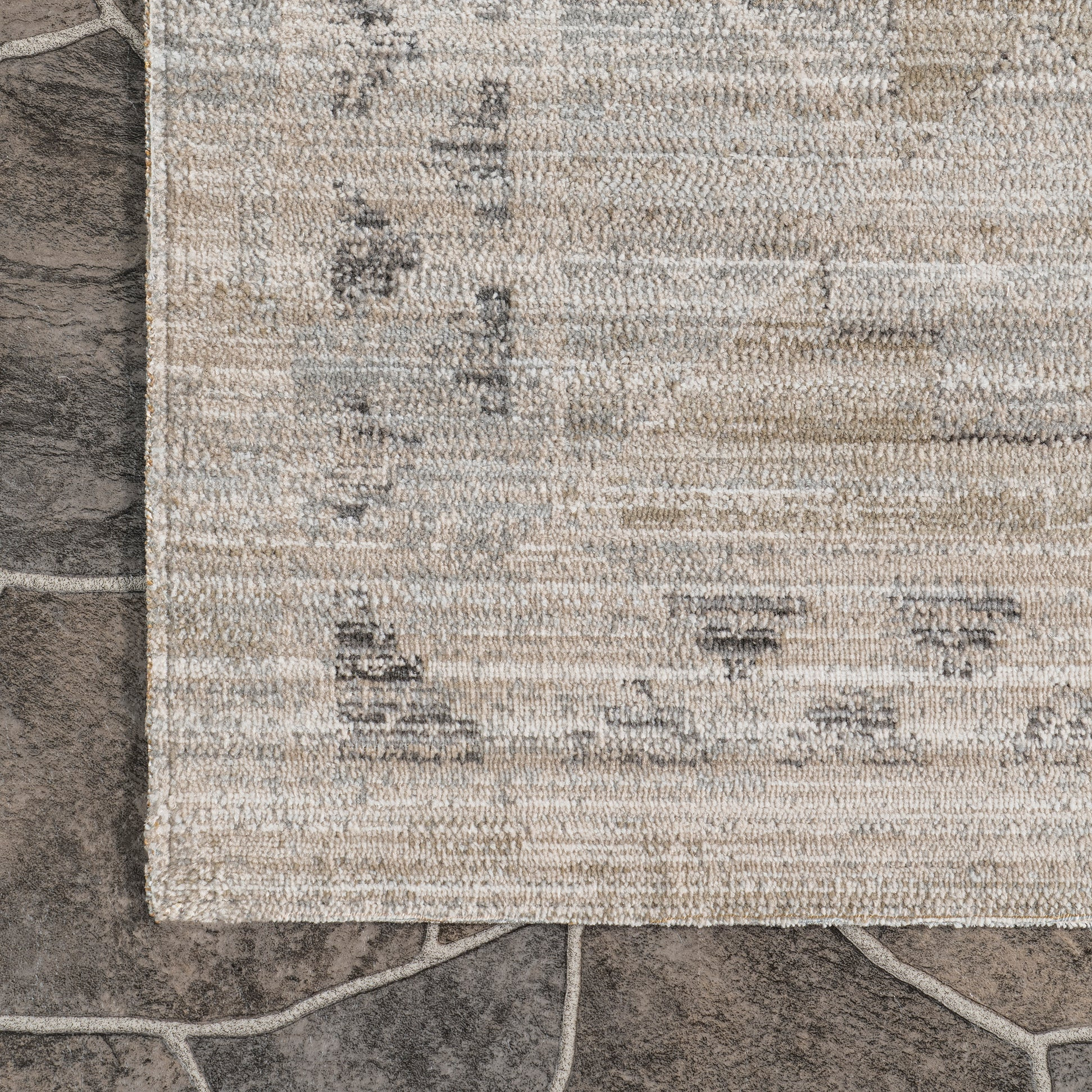 Shia Bordered Washable Indoor/Outdoor Rug | Beige | Rugs USA