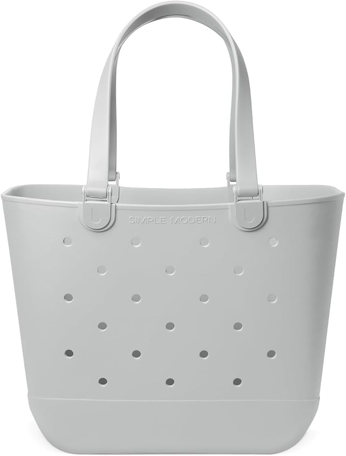 Simple Modern Extra-Large Beach Bag | Waterproof Getaway Rubber Tote with Zipper Pocket for Trave... | Amazon (US)