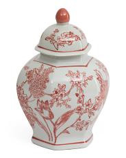 7x10in Floral Ceramic Temple Jar With Lid | Home | TJ Maxx | TJ Maxx