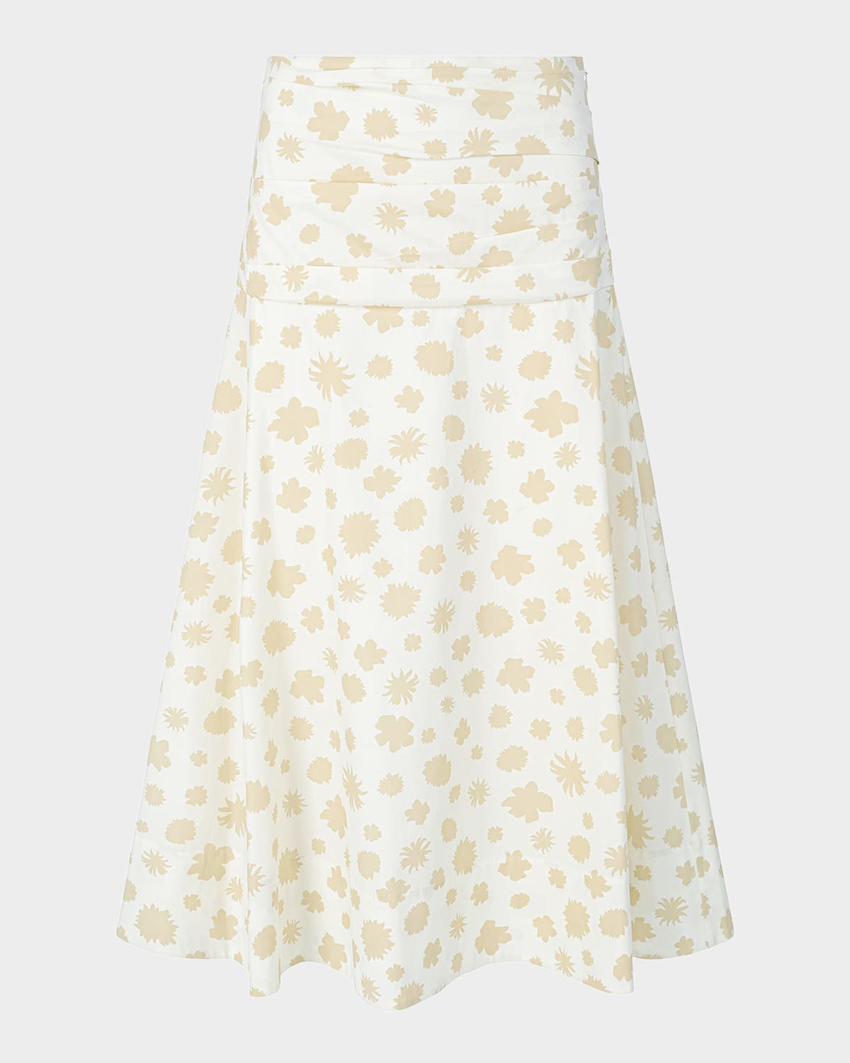 Sol Ditsy Floral Midi Skirt | Neiman Marcus