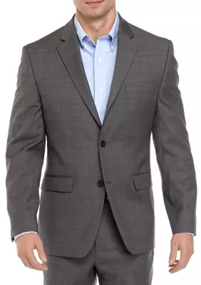 Crown & Ivy™ Gray Sharkskin Stretch Suit Separate Coat | Belk