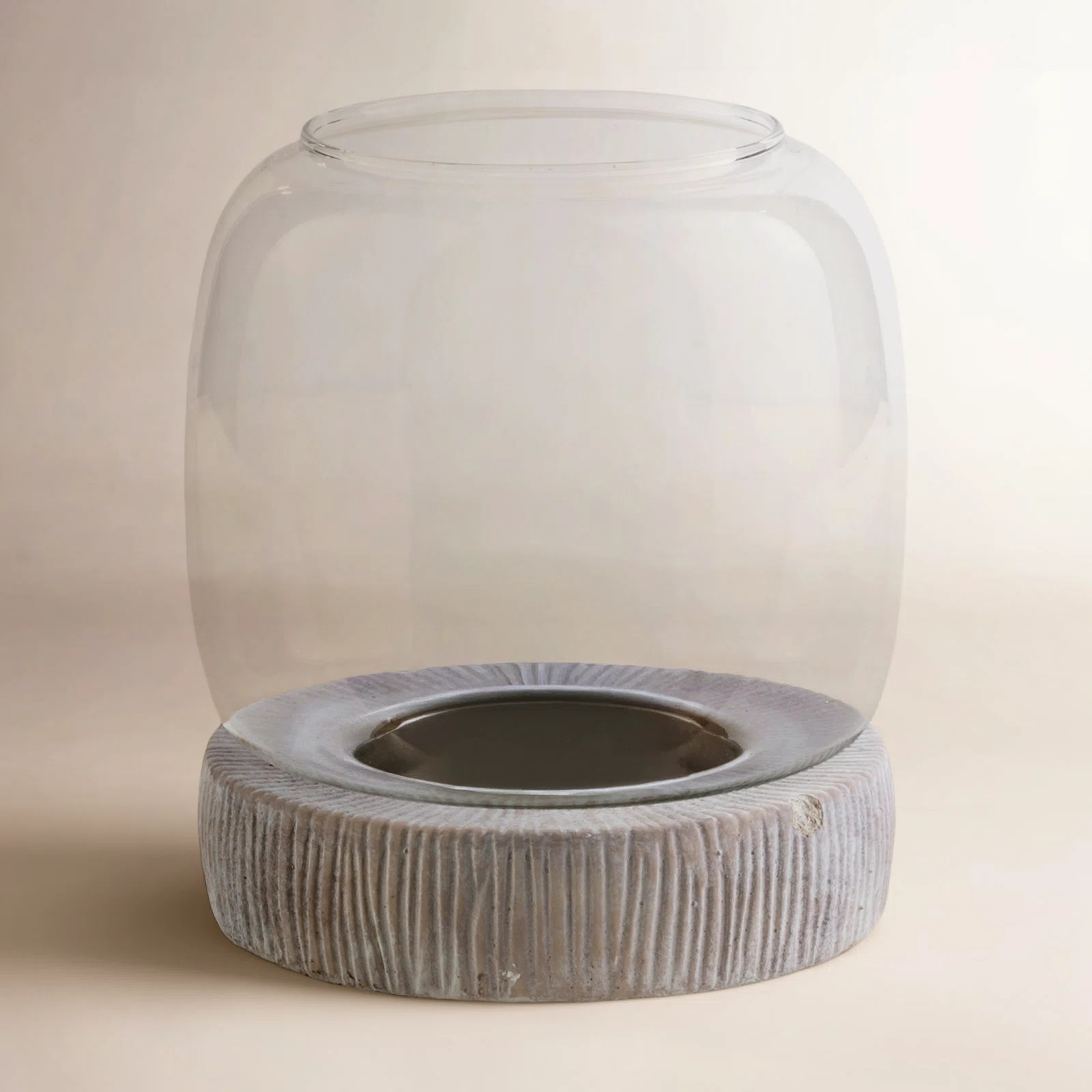 Layana Ceramic and Glass Tabletop Hurricane | Joss & Main