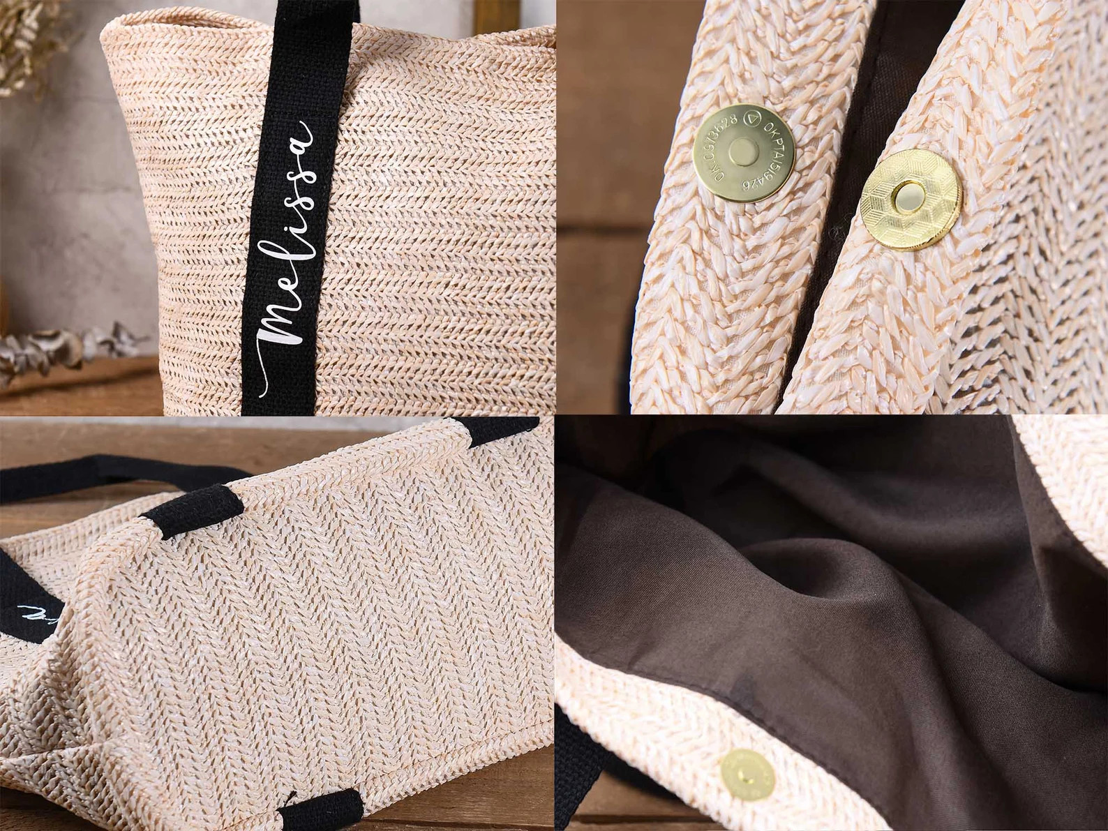 Personalized Beach Straw Bags,burlap Tote Bag,custom Straw Bag,bridal Shower Bag,bachelorette,wed... | Etsy (US)