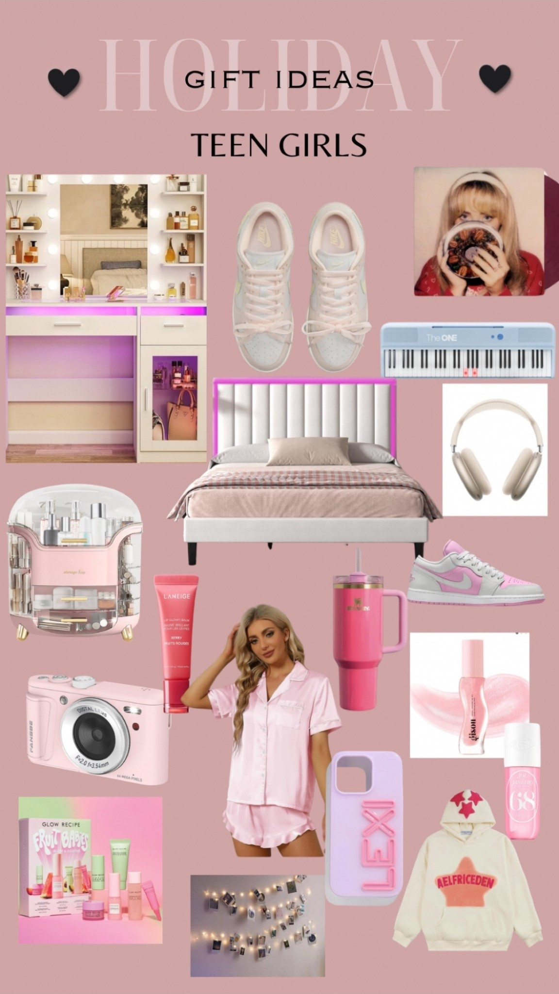 Teen girls holiday gift guide! 
Christmas gift ideas for teens

#holidaygiftguide #christmasgiftguide #teen #teengifts #giftguide