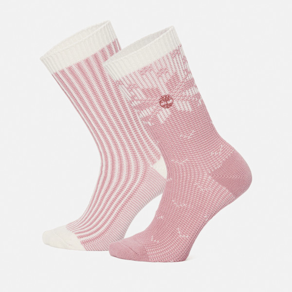 Women's Timberland® 2-Pack Snowflake Crew Sock | Timberland (US)