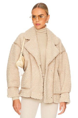 LAMARQUE Badu Jacket in Beige from Revolve.com | Revolve Clothing (Global)