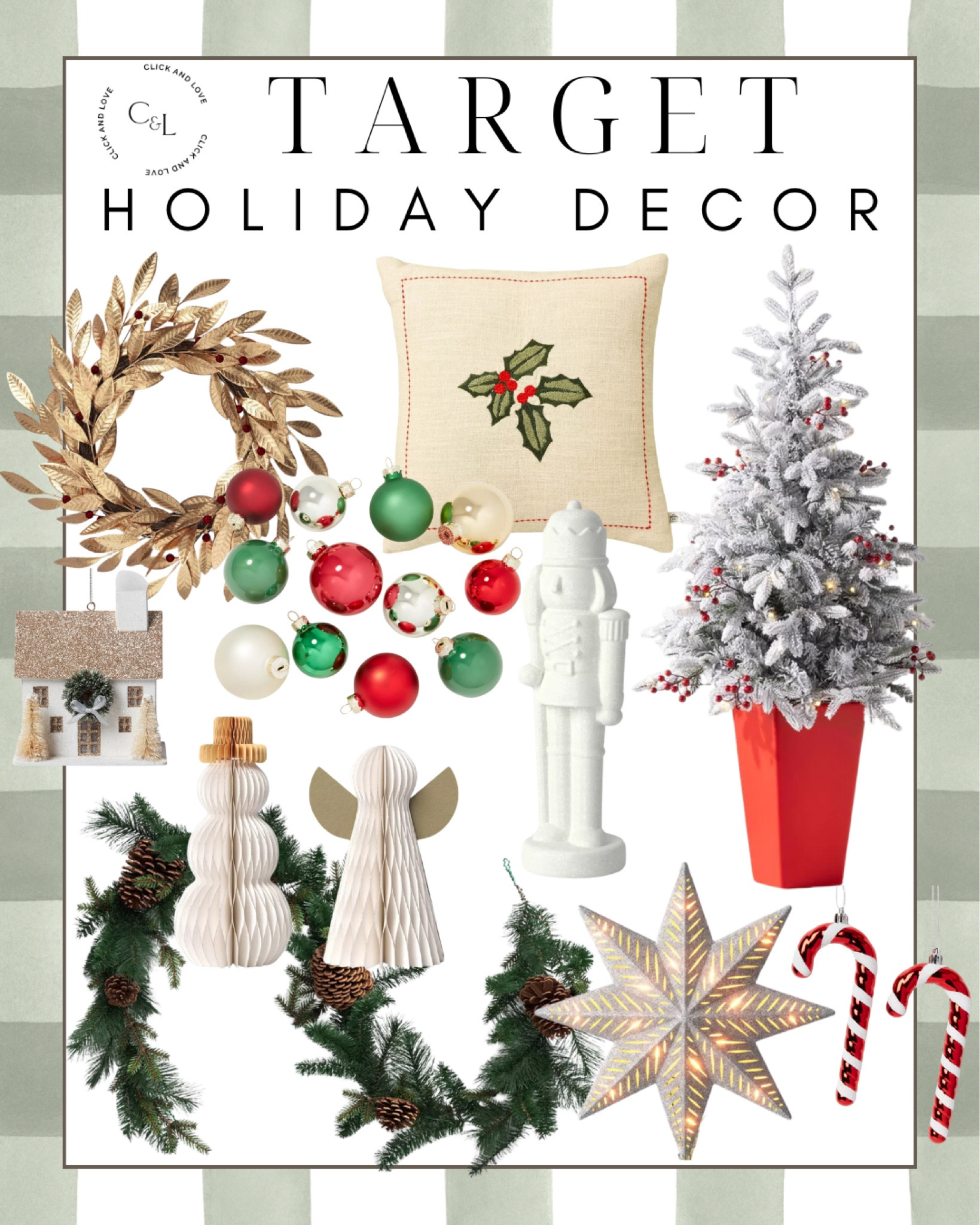 Target holiday decor! $50 and under finds to make your home more festive this holiday season 🎄

Target home, target decor, budget friendly Christmas, affordable holiday finds, tree skirts, tree collar, twinkle lights, fairy lights, Living room, bedroom, dining room, holiday party, classical Christmas decor, traditional Christmas decor, Holiday, Christmas, Christmas decor, holiday decor, seasonal decor, budget friendly home decor, Christmas tree, holiday wreath, ornaments, ornament sets, stocking, garland, holiday essentials, holiday must haves, Christmas tree decor, tree topper 

#LTKFindsUnder50 #LTKHome #LTKHoliday