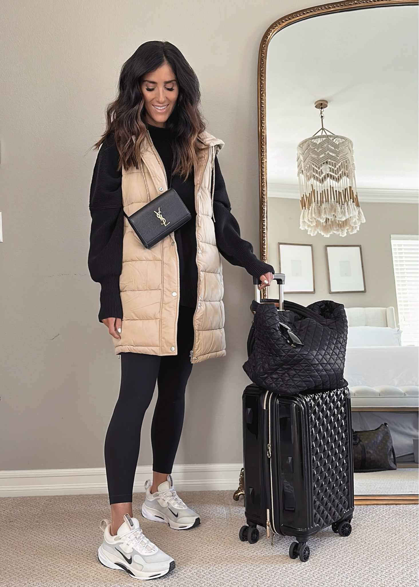 I’m just shy of 5’7 wearing the size Small puffer jacket and size XS sweater. Sneakers run true to size, StylinByAylin 

#LTKfit #LTKunder100 #LTKstyletip