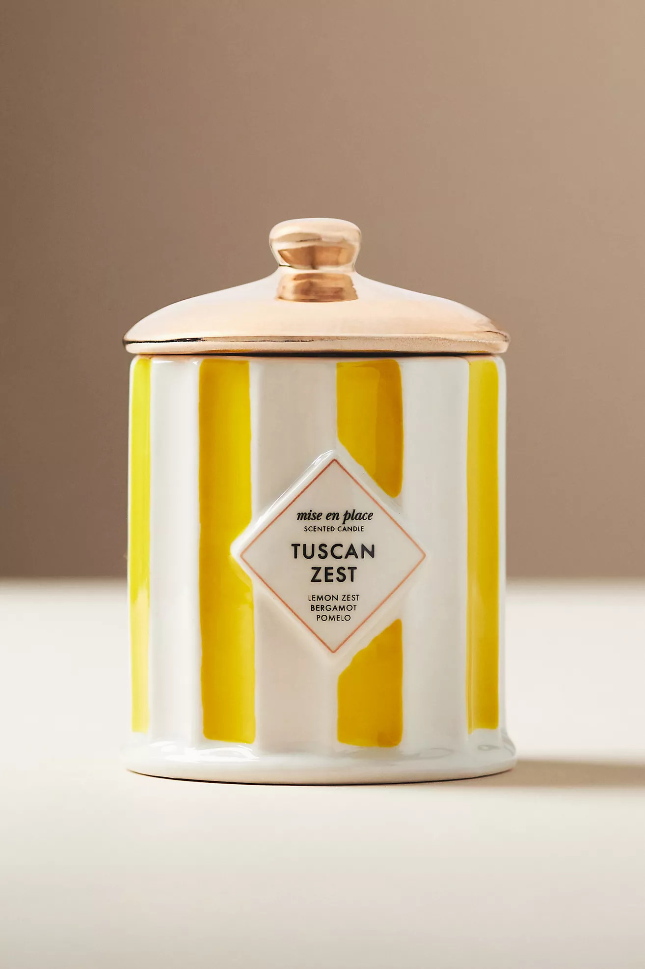 mise en place Fruity Tuscan Zest Ceramic Candle | Anthropologie (US)