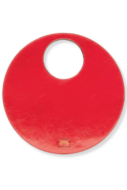 Frances Valentine Juno Red Round Bag | The Willow Tree
