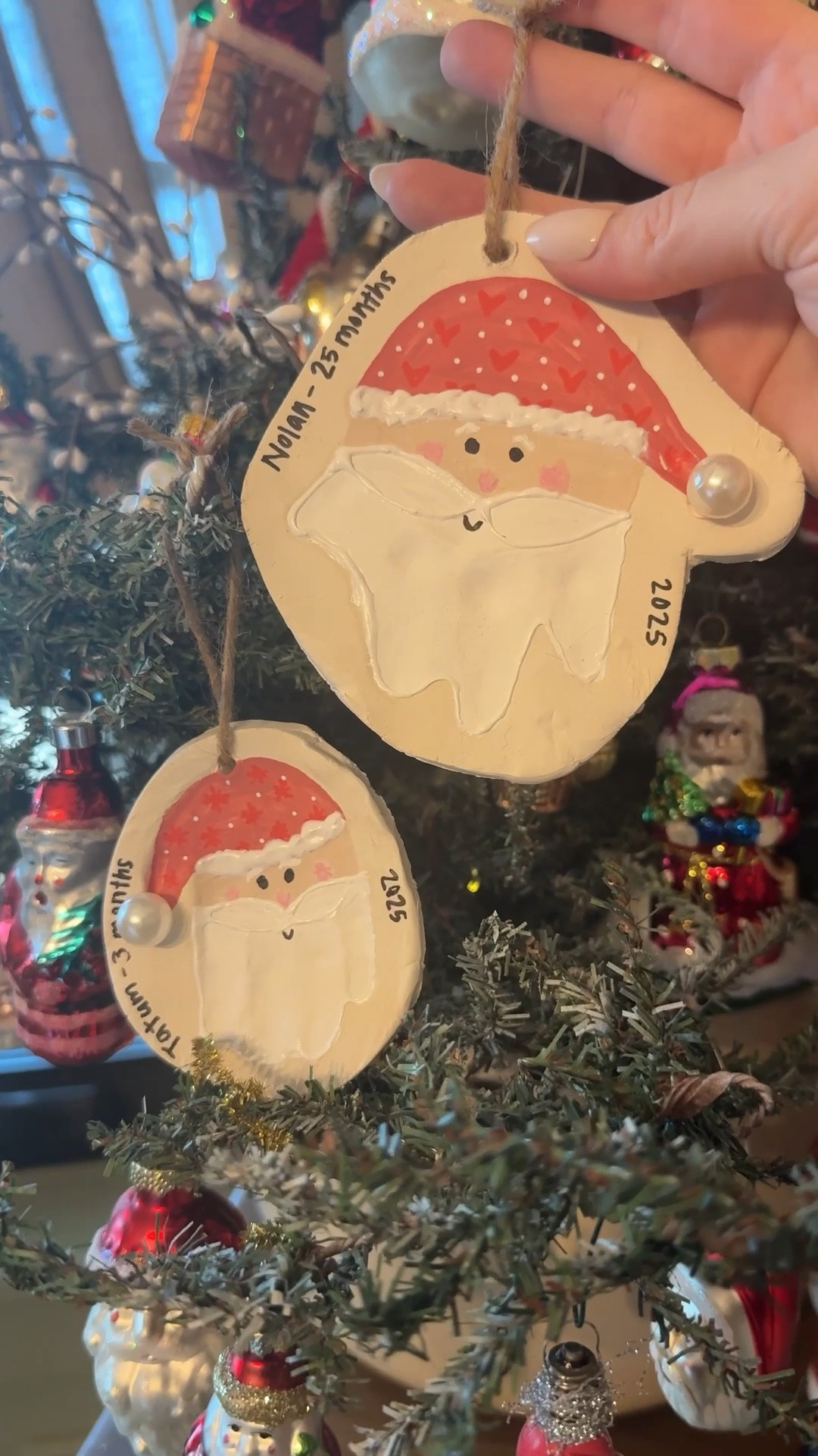 Make these adorable handprint and foot print ornaments with your little ones with some airdry clay and paint! 

#LTKHome #LTKSeasonal #LTKKids