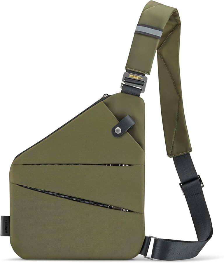WANDER PLUS\u00ae Anti Theft Crossbody Travel Bag for Women Men, Multi-Pocket Crossbody Bag, Slim... | Amazon (US)