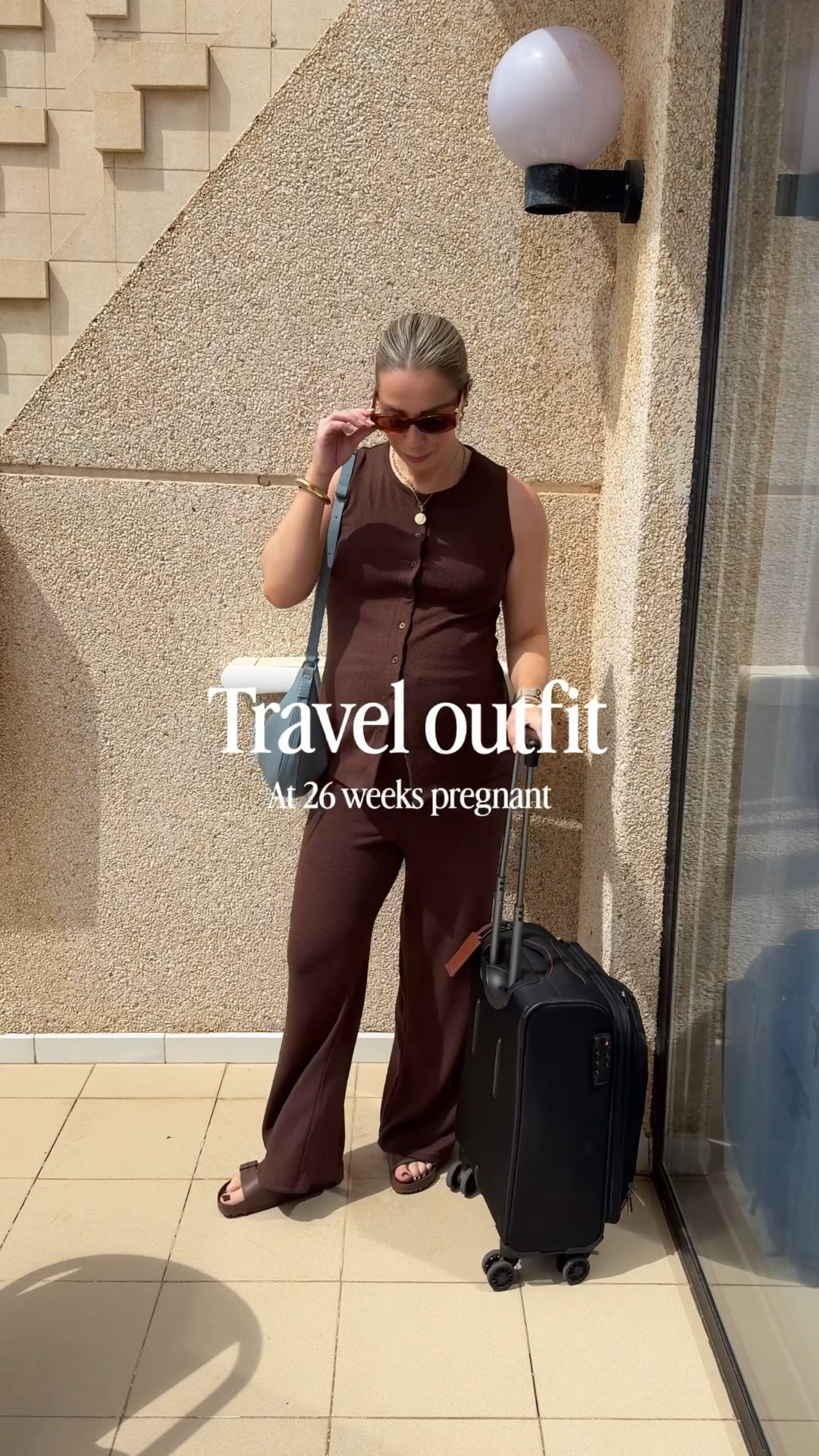 Travel outfit 🤎

#LTKspring #LTKtravel #LTKmaternity