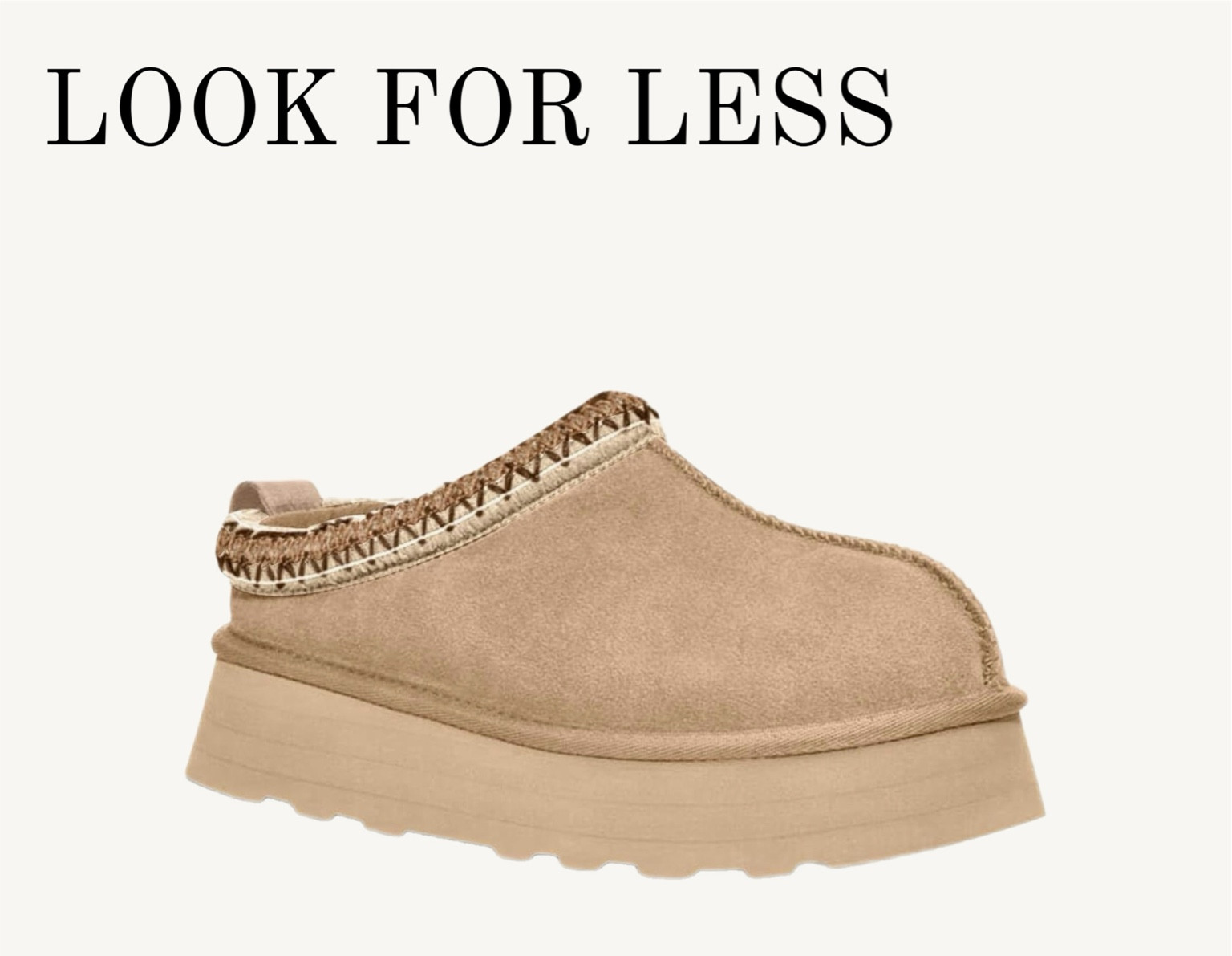 Taz Slipper Look for Less 

#LTKshoecrush #LTKfindsunder50 #LTKfindsunder100