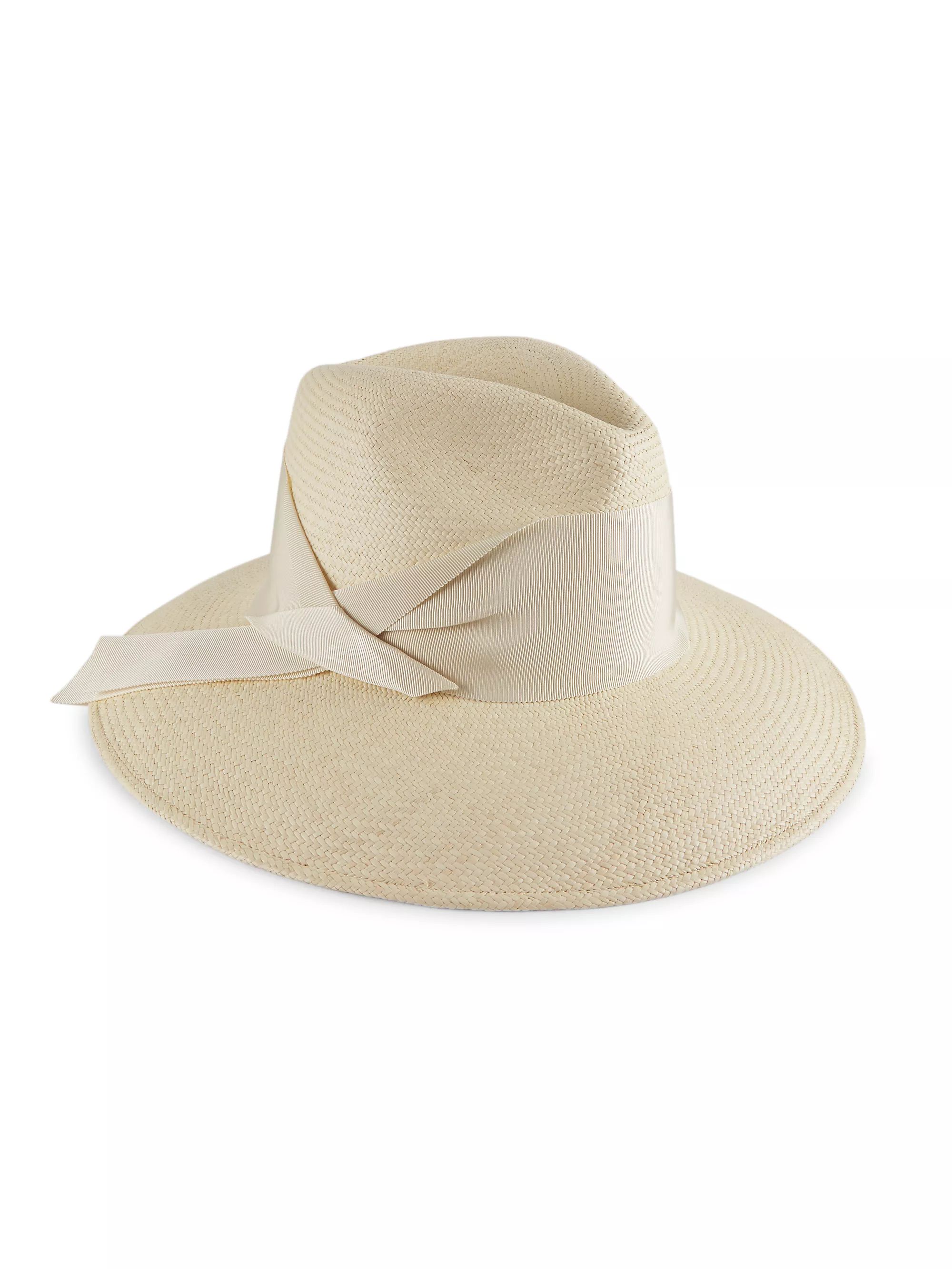 Gardenia Straw Fedora Hat | Saks Fifth Avenue