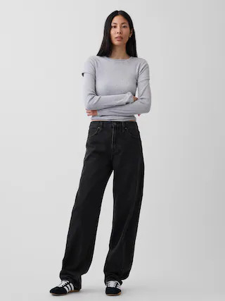 High Rise Barrel Jeans | Gap (CA)