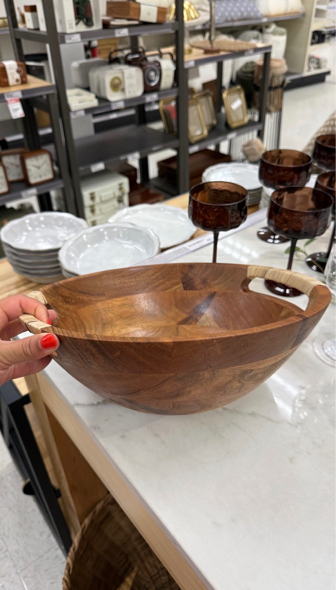 This Target wooden serving bowl is such a pretty addition to the kitchen or dining table. It brings in a warm, natural touch that works beautifully with fall entertaining.

#LTKSeasonal #LTKHome #LTKdayinmylife
