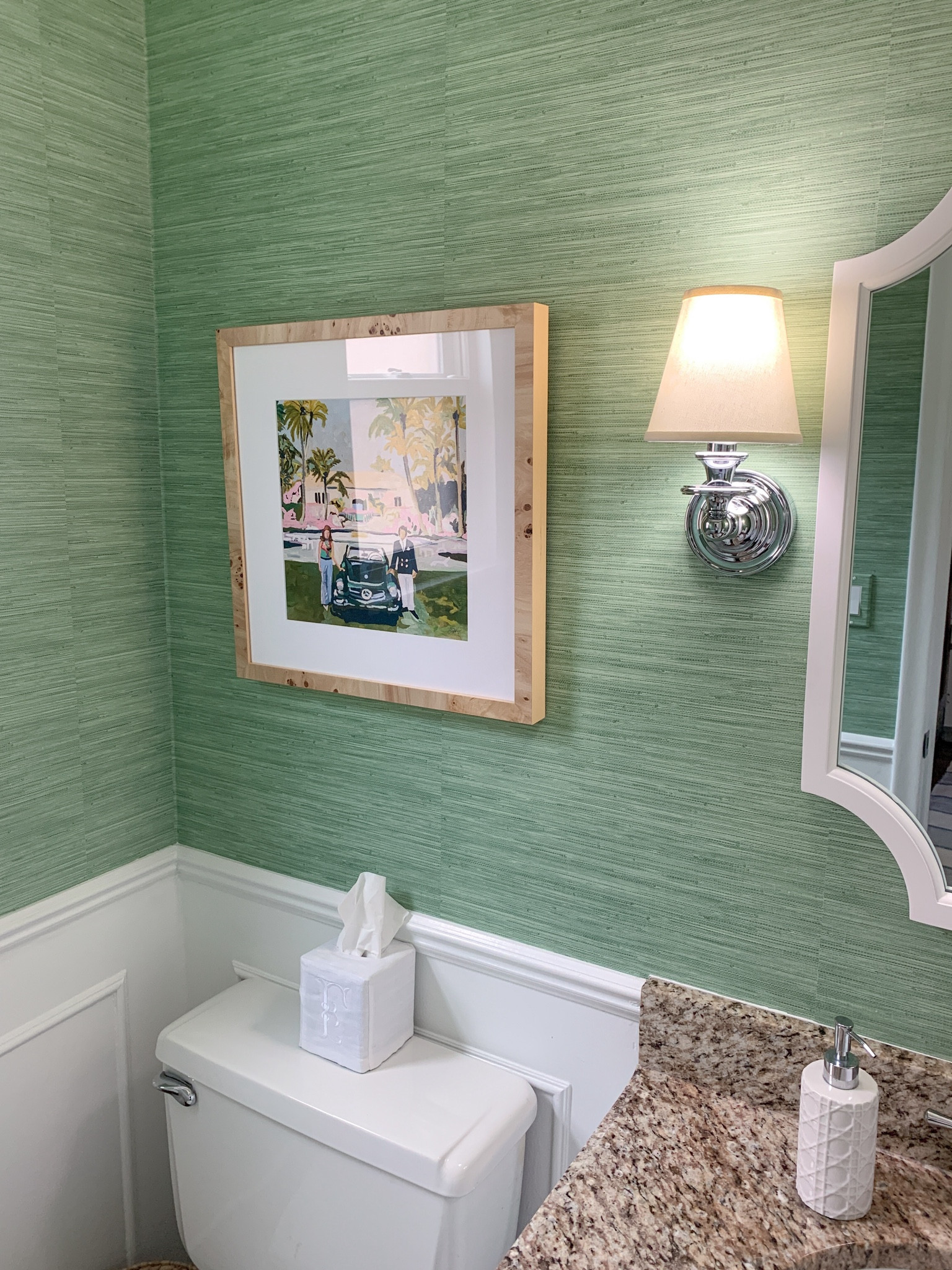 Artwork for my powder bath! 

#LTKhome #LTKfindsunder100