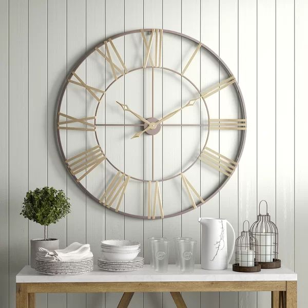 Oversized Emmanuel 40" Wall Clock | Wayfair North America